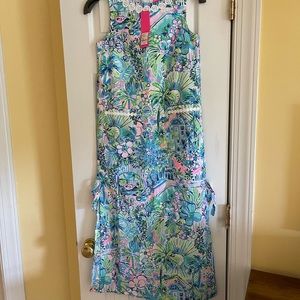 Lilly Pulitzer girls dress size 12 NWT Little Lilly Classic maxi. Lilly House